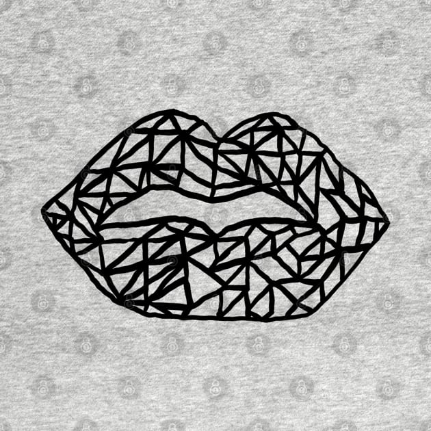 Geometric Kiss 💋 by FriendswithP